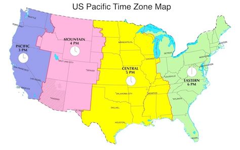 pacific time pst|pst time zone map.